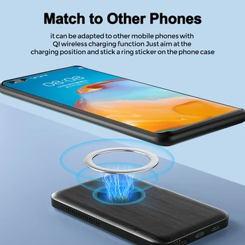 YKZ Magnetinio Belaidžio įkrovimo Galia banko 4000mAh universali Išorinė Baterija Skirta iPhone 12 Pro Max Magsafing Magneto Maitinimo bankas
