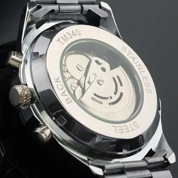 Nugalėtojas Mens Skeletas Laikrodžiai prekės prabanga Nugalėtojas Mados Laikrodis Vyrų Sportas Žiūrėti Automatinis Mechaninis laikrodis Relogio Masculino