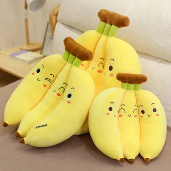 1pc 35/45CM Kūrybos Bananų Pliušiniai Žaislai Mielas Vaisių Įdaryti Pagalvės Minkštos Sofos Pagalvėlių Mielas Lėlės Vaikams Mergaitės Gimtadienio Dovana