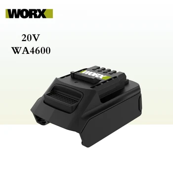WORX Ličio Baterija, Adapteris WA4600 20V Žalia Adapteris