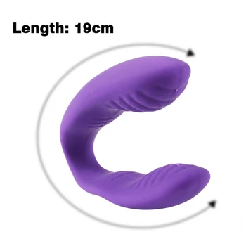 U Tipo Silikono Vibratorius G Spot-Klitorio Vibratorius Stimuliuoja Sekso Žaislas Moterims Erotinio Suaugusiųjų Sekso Žaislas, Skirtas Moterų Masturbuotis