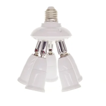 E27 Splitter 3/4/5 Vadovai Lempos Bazė Reguliuojamas LED Lemputės Laikiklio Adapteris Keitiklis Lizdas Aukštos Kokybės Lempos, Lemputės Laikiklį