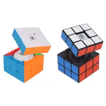 Yuxin Lauke 3x3x3 Magic Cube Tuščiaviduriai Storage Box Kubo 3Layers Greitis Kubo Profesinės Dėlionės, Žaislų, Vaikai, Vaikams, Dovanų