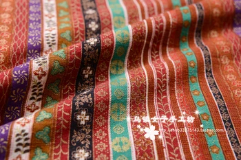 Drabužiai, tekstilės, medvilnės, lino siuvimo audinio audinio siūti 1 metras audinio siuvimo kratinys indijos spausdinimo medžiagos etninės audiniai
