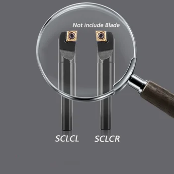 1 vnt CNC Pjovimo įrankiai S12M S14N S16Q S18Q S20R S25S SCLCR09 SCLCL09 Vidaus tekinimo įrankis, Tekinimo Gręžimo Baras Įrankio Laikiklis