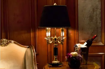 Aukštos kokybės, Prabangos black crystal stalo lempa miegamojo, naktiniai staleliai, lempa lempos trumpa šiuolaikinių apdailos stalo lempa