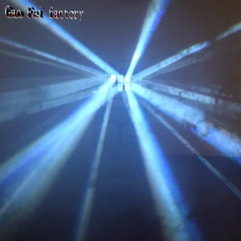 DJ Šviesos Mobiliojo RGBW Lyra LED Par Šviesos Spindulį 30W Mini Dvigubai Drugio Efektas Apdailos KTV Diskoteka, Vestuvės Rodyti