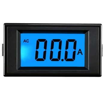 D69-40 AC5-500A skystų kristalų skaitmeniniu ekranu ammeter su didelio tikslumo ammeter mėlynas apšvietimas srovės matavimo priemonės