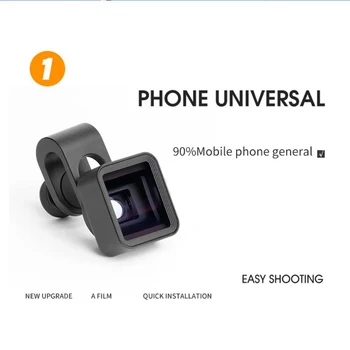 1.33 X Plačiaekranis Mobiliojo Telefono Iškreiptu Objektyvas Universalus Plataus Kampo Įrašą Kino Iškraipymo Fotoaparato Lęšis Iphone Samsung Smart Ph