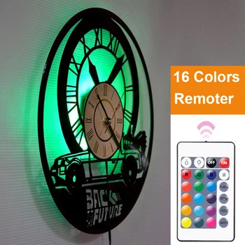 Vinilo Kūrybos Įrašyti Sieninis Laikrodis Modernus Dizainas, 3D Animaciją Kabinti Žiūrėti Kvarco Išjungti Kambarį Apdaila