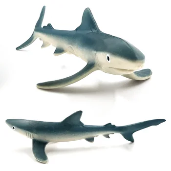 Modeliavimo Mažas Blue Shark miniatiūrinės Puošybos pav Gyvūnų Modelio Manatee Delfinų Statulėlės namų dekoro priedai dekoras