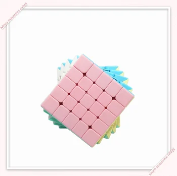 Moyu macarons kubeliai 4 Vnt dovana boxs magiškasis kubas 5 Vnt/komplektas dovanų dėžutėje greitis kubo Moyu įspūdį švietimo game cube žaislai vaikams
