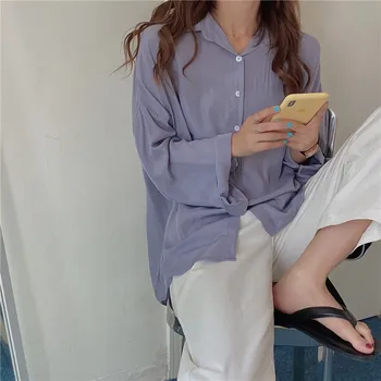 Moteriški marškinėliai ulzzang japonijos kawaii derliaus atsitiktinis palaidų ins vientisos spalvos marškinėliai moteriška korėjos harajuku cute drabužiai moterims