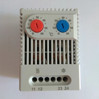 ZR011 Mini Temperatūros Reguliatorius Prisijungti Termostatas (0~60 laipsnių) Dual Termostatas ZR 011
