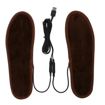 Pėdų Šilčiau, Šildomos Pagalvėlės Žiemos Batų Padas Kojų Šilčiau Avalynė Pėdų Šilčiau Lauko Vyrų Ir Moterų USB USB Elektros Šildymo Vidpadis