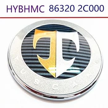 Gaubtas Galinis T Logotipas, Emblema priekyje gale įkrovos emblemos gaubtu bagažo skyriaus logotipas automobilio emblema, skirta hyundai Tiburon Kupė 2002-2008 863202C000