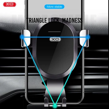 XO WX015 10W QI Bevielio Greitas Įkroviklis Automobilių Mount Turėtojas Stovėti iPhone XS Max 