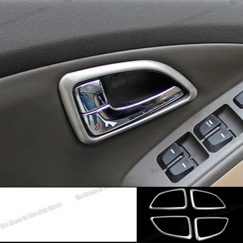 Lsrtw2017 automobilių vidinė durų rankena dubenį slenkstukai Hyundai IX35 tucson ix 2009 2010 2011 2012 2013 Accessories apdaila