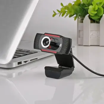 Didelės raiškos 720P Webcam USB Pasukti KOMPIUTERIO, Kompiuterio Kamera, Built-In Garso mažinimo Mikrofonas Dinaminis Nutarimu