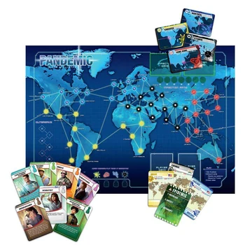 Pandemijos stalo Žaidimas Z-Man Games Dirbti kartu, siekiant išgelbėti žmoniją 2-4 Žaidėjo Kortų Žaidimas Žaislas