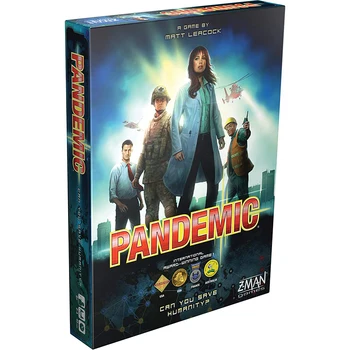 Pandemijos stalo Žaidimas Z-Man Games Dirbti kartu, siekiant išgelbėti žmoniją 2-4 Žaidėjo Kortų Žaidimas Žaislas