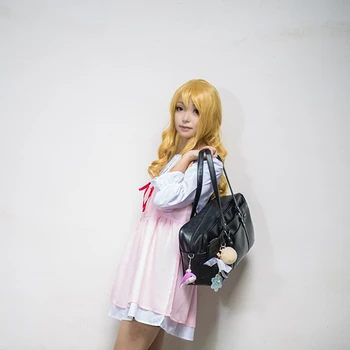 Jūsų Melas balandžio Miyazono Kaori Arima Kousei Cosplay Kostiumų Japonų Anime mokyklines Uniformas Helovinas Kostiumas perukas