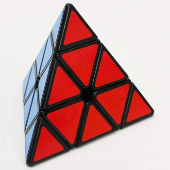 Qiyi Qiming 3x3x3 Kubas, trikampis Greitis Magic Cube Profesinės cubo magico Galvosūkiai Spalvinga Švietimo Žaislai Vaikams
