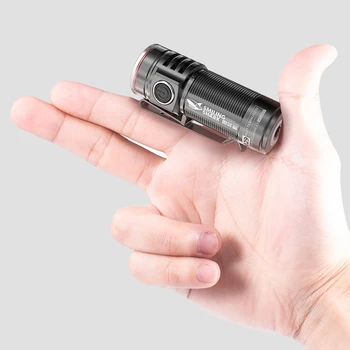Mažas Juodas Hard Light Žibintuvėlis Mados Kempingas 1000lumen Nešiojamas Žibintuvėlis Usb Dizaino Lanterna Led Nešiojami Apšvietimo EC50SD