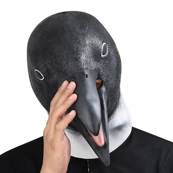 Helovinas Kaukės Ieškoti Pingvinas Kaukių Maskaradas Šalies Cosplay Gyvūnų Tušas Carnaval Tušus De Latekso Realista Masque