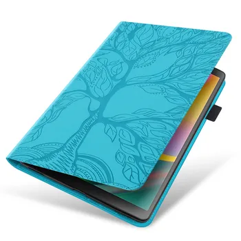 3D Medžio Įspaustas Tabletės Atveju Funda Samsung Galaxy Tab S6 Lite 10.4