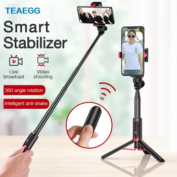 Kišeninis Išmanųjį telefoną Gimbal Telefono Stabilizatorius Selfie Stick Pratęsti Polių trikojo 
