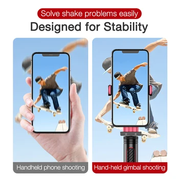 Kišeninis Išmanųjį telefoną Gimbal Telefono Stabilizatorius Selfie Stick Pratęsti Polių trikojo 