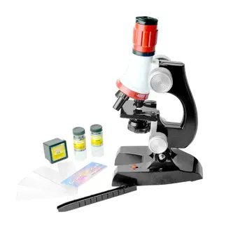 Mikroskopas Priartinimas 1200X Vaikai Mokslo Biologinių Mokslinių prietaisų Rinkinys, Švietimo Žaislas Vaikui Plastiko Rafinuotas Naudinga