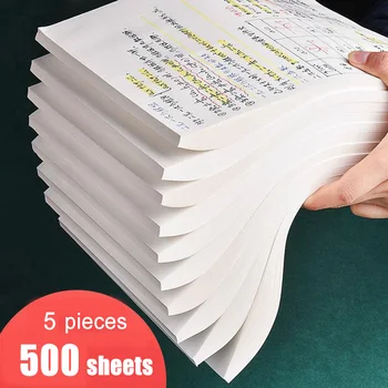 500 Lapų dokumento Projektas Sąsiuvinis Mokykliniai Reikmenys Matematinio Skaičiavimo Knyga Pritaikyta Studentams Tuščią Doodle Knygų