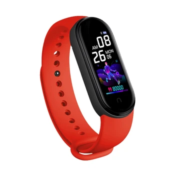 M5 Smart Watch Vyrų, Moterų Širdies Ritmo Monitorius Kraujo Spaudimas Fitness Tracker Smartwatch Juosta 5 Sporto Žiūrėti