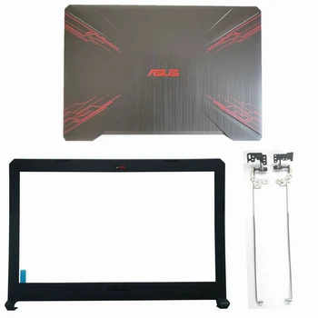 Naujas ASUS FX80 FX504 LCD Back Cover+Lcd Priekinio Ratlankio Dangtelis /LCD Vyriai 47BKLLCJN70 47BKLLCJN08 48BKLLBJN30