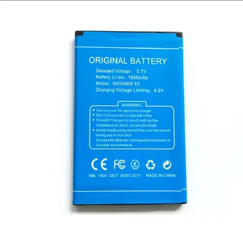 Pakeisti Baterija 1800mAh atsarginę Bateriją Doogee x3 Mobilusis telefonas