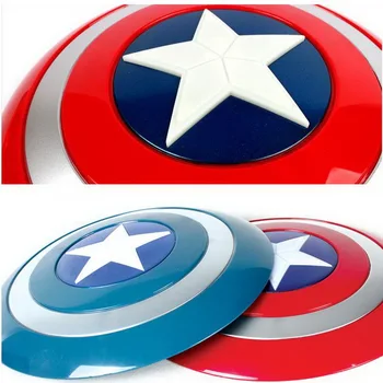 Naujas Mados Avenger Super Herojus kapitonas amerika Steve Rogers pav Šviesą Skleidžiantys ir Garso Cosplay nuosavybės Žaislai, Metalinis Skydas