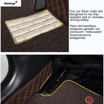 Individualizuotos automobilių grindų kilimėliai HUMMER H2 H3 automobilių stilius auto reikmenys, automobilių Lipdukai kilimų Užsakymą kojų kilimėliai 3D Automobilių kilimų