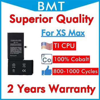 BMT 5vnt Aukščiausios Kokybės Baterija Telefono XS Max 3174mAh Kobalto Ląstelių + ILC Technologija ------(nebus rodomas sveikata)