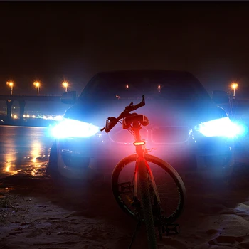 Cycloving galinis dviračio Žibintas Dviračių uodegos šviesos COB LED užpakalinis žibintas MTB Saugos Įspėjimas įkrovimo vandeniui Dviračių priedai