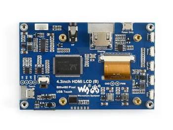4.3 colių Capacitive Touch Ekranas IPS LCD HDMI sąsaja Palaiko Aviečių Pi BB Juoda Bananų Pi Multi mini-Vnt. Įvairių Sistemų ir t.t