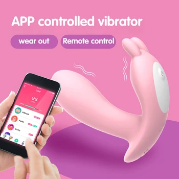 APP Kontrolės Dildo Vibratorius, Sekso Žaislai Moterims, Suaugusiųjų Žaislai G Spot Klitorio Stimuliatorius Belaidžio Šildymo Nešiojami Kelnaitės Vibratorius