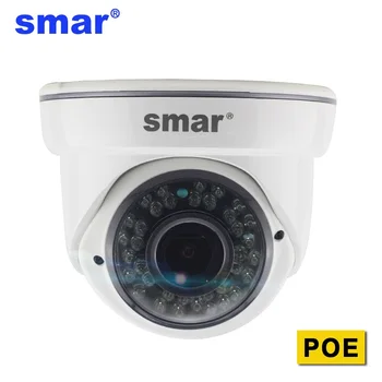 Smar 4X Zoom Kamera 720P 1080P Indoor Dome Apsaugos Kamera Su HD 2.8-12mm Rankinis Objektyvo DC12V /48V PoE Naktinio Matymo Priežiūra
