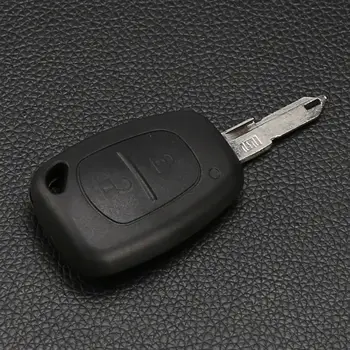 Odos pagrindiniai automobilio raktų pakabukas automobilių padengti atveju Renault/Opel Vivaro Movano,2 mygtuką odos automobilio nuotolinio klavišą atveju starline a93