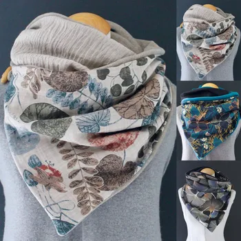 Šalikas Moterų 2020 M. Moterų Atsitiktinis Spausdinimo Šalikas Mados Retro Multi-Purpose Skara Mygtuką Šalikas Madingo dizaino шарфы женские