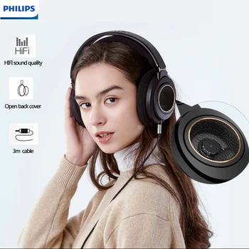 Philips SHP9600 Žaidimų Ausinės SHP9500 Atnaujinti Su 3m Ilgio Laidinis HIFI Muzikos per Ausines į 