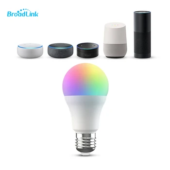 Naujas BroadLink LB27R1/LB26R1 220V Wi-Fi Smart RGB LED Lemputė veikia su Alexa 
