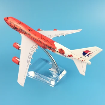16cm Plokštumos Modelio Lėktuvo Modelį, Malaizija Raudona Gėlė 