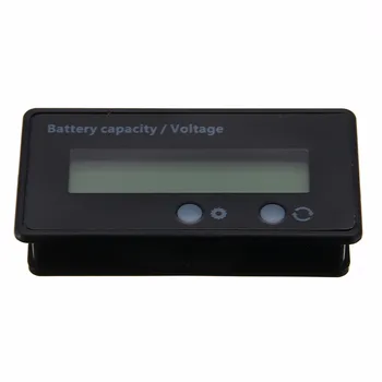 Daugiafunkcinis LCD Švino-Rūgšties Baterijos Talpos Indikatorius Vandeniui Digital Voltmeter Įtampos Testeris 12V 24V 36V 48V